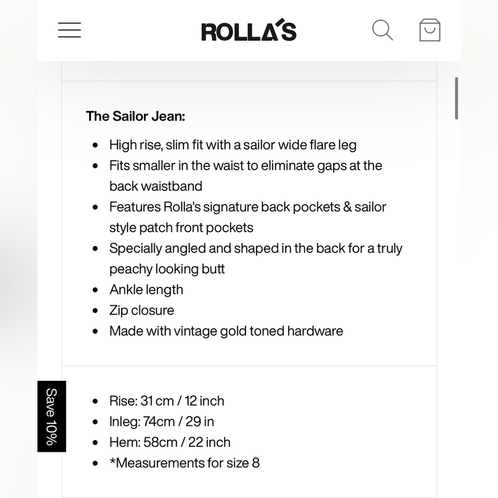 ROLLA'S Sailor Jeans - Picture 9 of 9